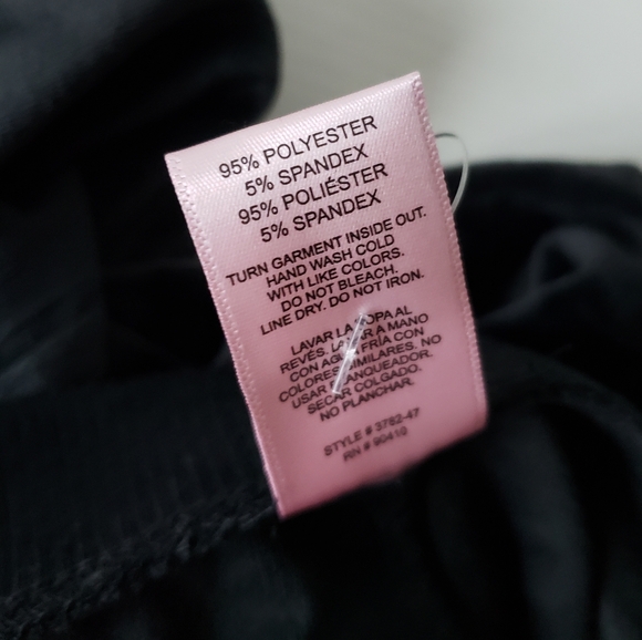 Juicy Couture Velour Set Top and Pants Black Pajama Set Women XL - Picture 11 of 11